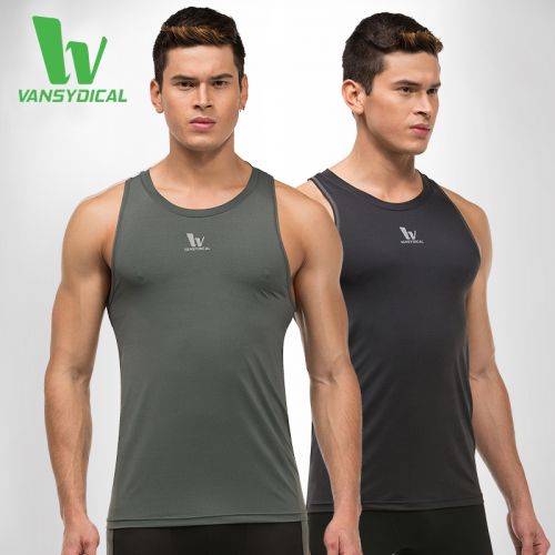 Vêtement fitness homme VANSYDICAL Modèle unie veste MSLT en nylon - Ref 616652