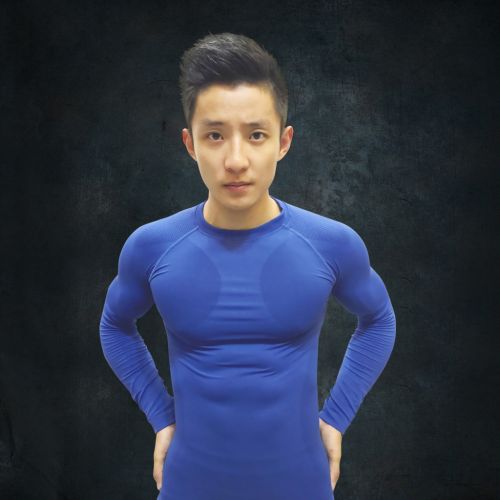 Vêtement fitness homme sport à manches longues pour homme - Ref 616916