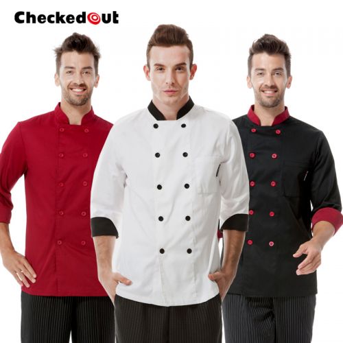 Vêtement pour cuisinier CHECKED OUT en Toile de coton - Ref 1907856