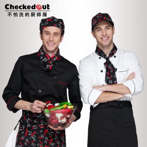 Vêtement pour cuisinier CHECKED OUT en Toile de coton - Ref 1910789