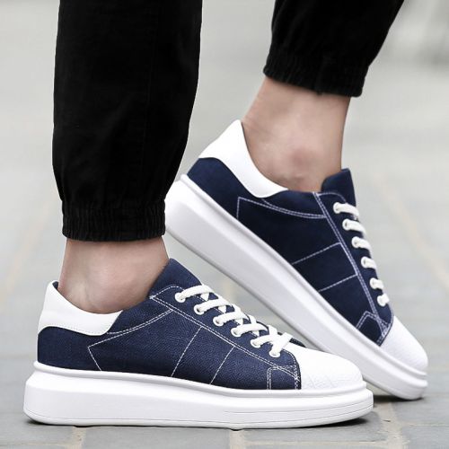 baskets homme jeunesse, 18-40 ans, pour printemps - tendance des jeunes semelle caoutchouc Ref 957909