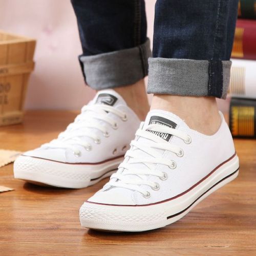 baskets homme jeunesse, 18-40 ans, pour printemps - semelle caoutchouc Ref 957964