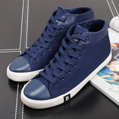 baskets homme jeunesse, 18-40 ans, pour hiver - semelle caoutchouc Ref 958022