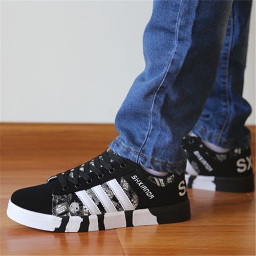 baskets homme jeunesse, 18-40 ans, pour hiver - tendance des jeunes semelle caoutchouc Ref 958113