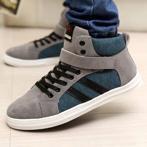 baskets homme pour printemps - Retro semelle caoutchouc Ref 958139