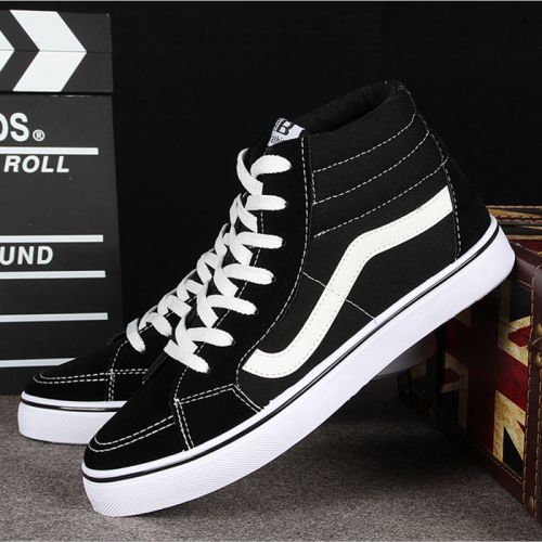 baskets homme jeunesse, 18-40 ans, pour printemps - simple semelle caoutchouc Ref 958249