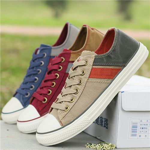 baskets homme jeunesse, 18-40 ans, WARRIOR pour printemps - tendance des jeunes semelle caoutch