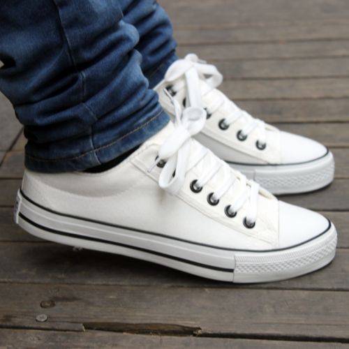 baskets homme jeunesse, 18-40 ans, pour été - loisir semelle caoutchouc Ref 958384