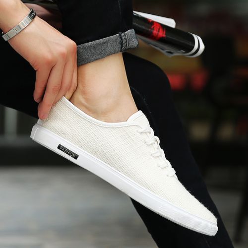 baskets homme jeunesse, 18-40 ans, pour été - tendance des jeunes semelle caoutchouc Ref 958393