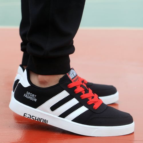 baskets homme jeunesse, 18-40 ans, pour printemps - tendance des jeunes semelle caoutchouc Ref 9584