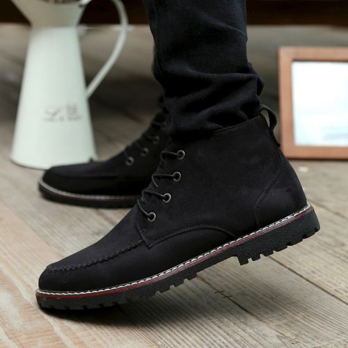 baskets homme jeunesse, 18-40 ans, pour hiver - loisir semelle caoutchouc Ref 958552