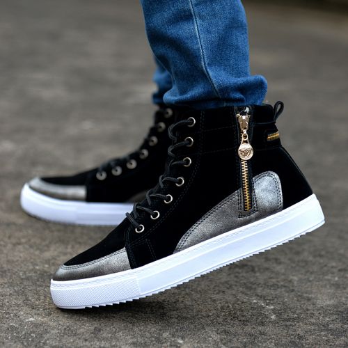 baskets homme jeunesse, 18-40 ans, pour printemps - tendance des jeunes semelle caoutchouc Ref 958625