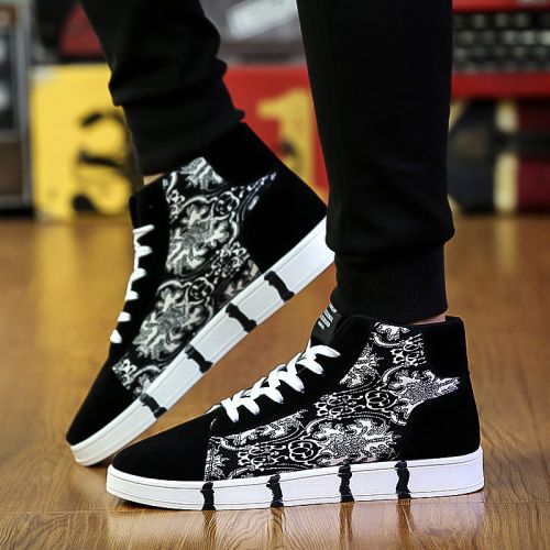 baskets homme jeunesse, 18-40 ans, pour printemps - semelle caoutchouc Ref 958767