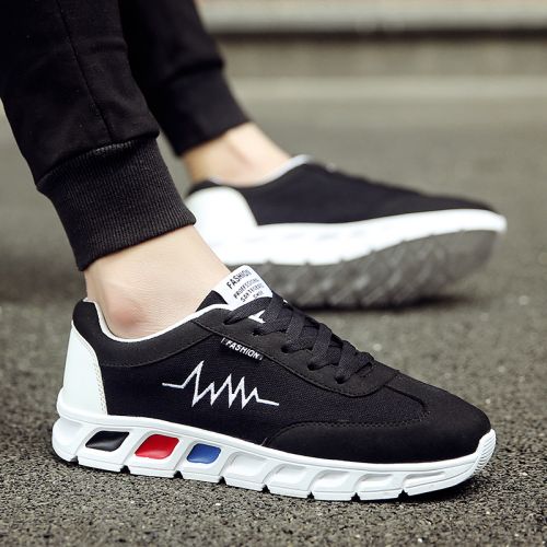 baskets homme jeunesse, 18-40 ans, pour printemps - loisir semelle caoutchouc Ref 958799