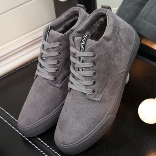baskets homme jeunesse, 18-40 ans, pour hiver - semelle caoutchouc Ref 958824