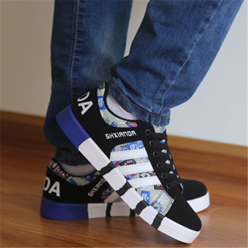 baskets homme jeunesse, 18-40 ans, pour printemps - loisir semelle caoutchouc Ref 958827