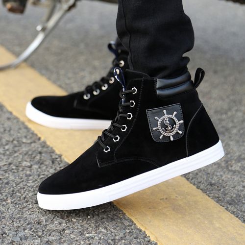 baskets homme jeunesse, 18-40 ans, pour printemps - tendance des jeunes semelle caoutchouc Ref 958955