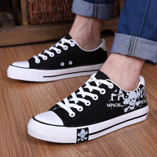 baskets homme jeunesse, 18-40 ans, pour printemps - tendance des jeunes semelle caoutchouc Ref 958981