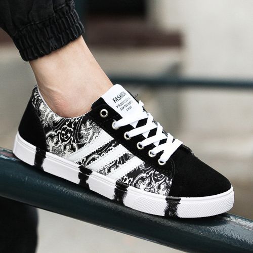 baskets homme jeunesse, 18-40 ans, pour printemps - loisir semelle caoutchouc Ref 959067