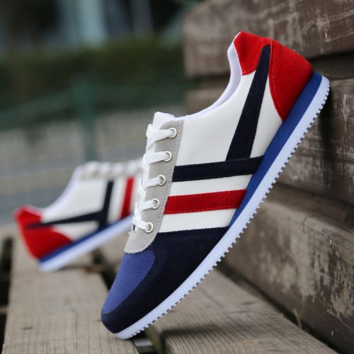 baskets homme jeunesse, 18-40 ans, pour printemps - tendance des jeunes semelle caoutchouc Ref 959154