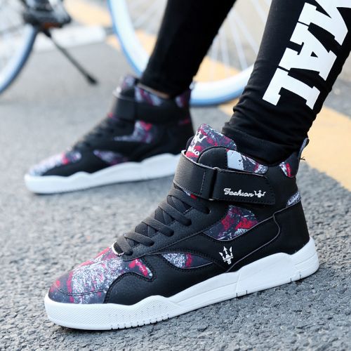 baskets homme jeunesse, 18-40 ans, pour hiver - tendance des jeunes semelle caoutchouc Ref 959280