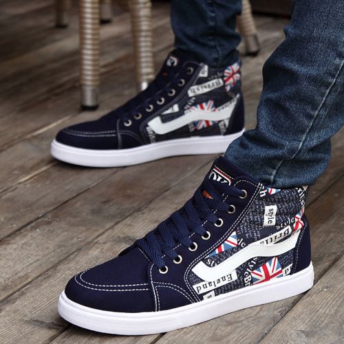 baskets homme jeunesse, 18-40 ans, pour printemps - tendance des jeunes semelle caoutchouc Ref 959456