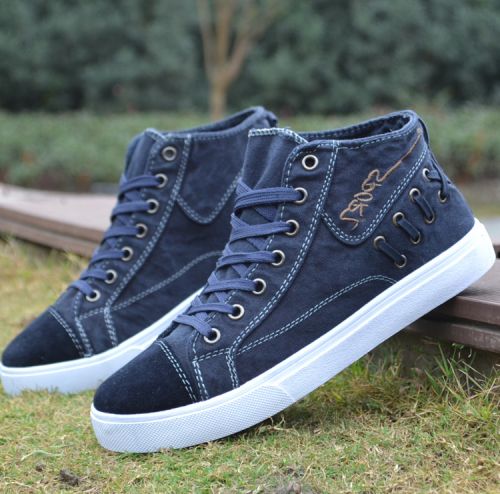 baskets homme jeunesse, 18-40 ans, pour printemps - tendance des jeunes semelle caoutchouc Ref 959520