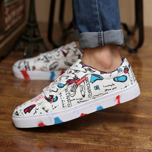 baskets homme pour printemps - loisir semelle caoutchouc Ref 959546