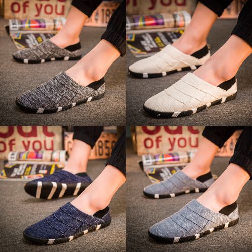 baskets homme jeunesse, 18-40 ans, pour été - loisir semelle caoutchouc Ref 959548