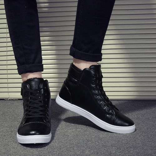 baskets homme jeunesse, 18-40 ans, pour hiver - tendance des jeunes semelle caoutchouc Ref 959611