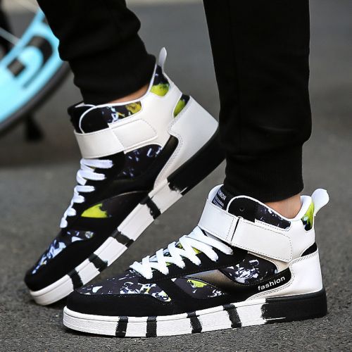 baskets homme jeunesse, 18-40 ans, GOLSSOU pour printemps - tendance des jeunes semelle caoutchouc Ref 959707