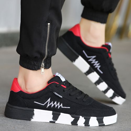 baskets homme jeunesse, 18-40 ans, pour printemps - loisir semelle caoutchouc Ref 959714