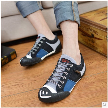 baskets homme jeunesse, 18-40 ans, pour printemps - Angleterre semelle caoutchouc Ref 960527