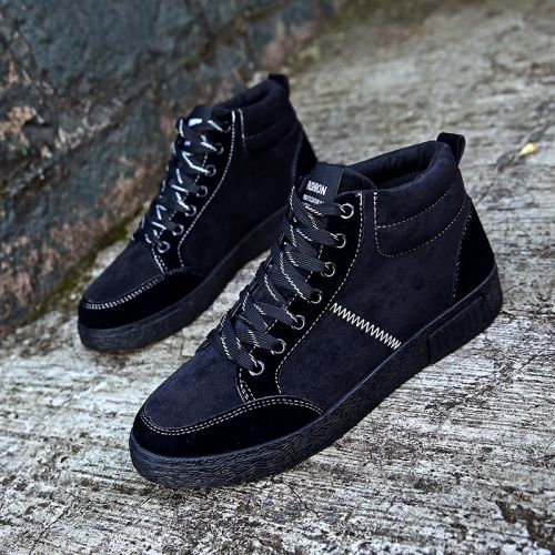 baskets homme jeunesse, 18-40 ans, pour hiver - semelle caoutchouc Ref 960646