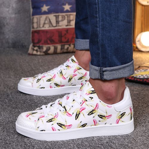 baskets homme jeunesse, 18-40 ans, pour printemps - tendance des jeunes semelle caoutchouc Ref 961053