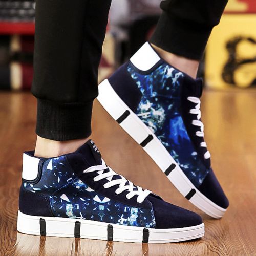 baskets homme jeunesse, 18-40 ans, pour printemps - loisir semelle caoutchouc Ref 961486