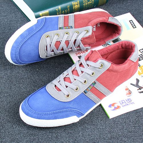 baskets homme jeunesse, 18-40 ans, pour printemps - loisir semelle caoutchouc Ref 961645