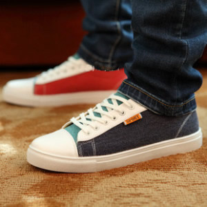 baskets homme pour printemps - loisir semelle caoutchouc Ref 961873