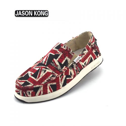 baskets homme jeunesse, 18-40 ans, JASON KONG pour printemps - Angleterre semelle caoutchouc Ref 962005