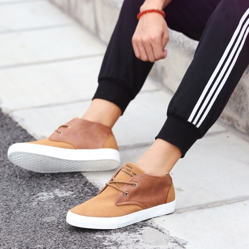 baskets homme jeunesse, 18-40 ans, pour printemps - simple semelle caoutchouc Ref 962467