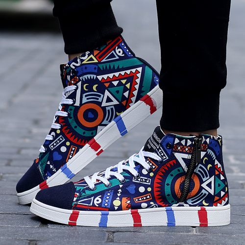 baskets homme jeunesse, 18-40 ans, pour printemps - loisir semelle caoutchouc Ref 962808