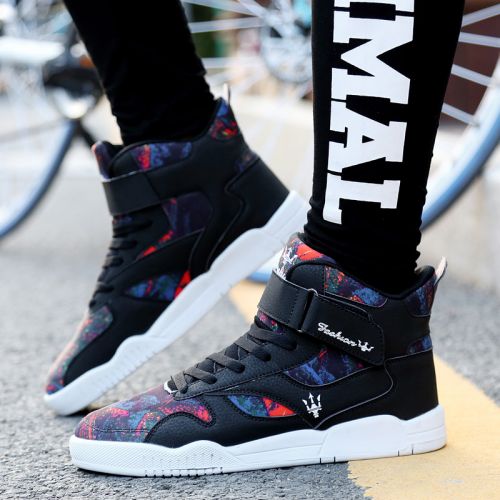 baskets homme jeunesse, 18-40 ans, pour hiver - semelle caoutchouc Ref 963377