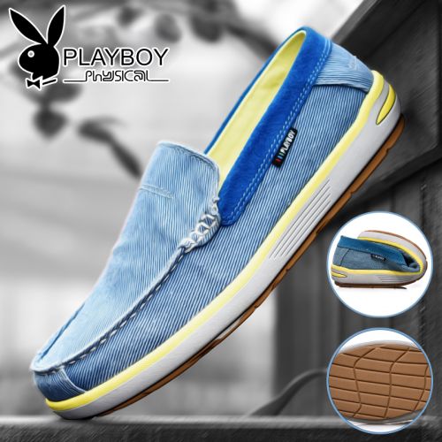 baskets homme jeunesse, 18-40 ans, PLAYBOY pour printemps - loisir semelle caoutchouc Ref 963781