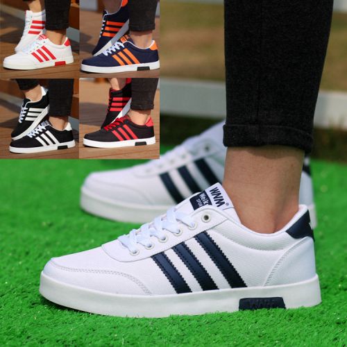 baskets homme jeunesse, 18-40 ans, pour printemps - loisir semelle caoutchouc Ref 964778