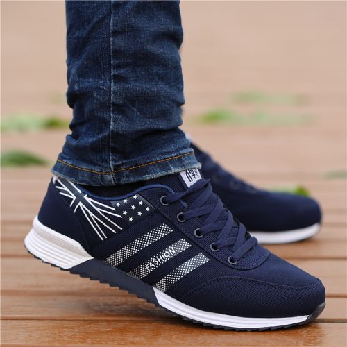 baskets homme jeunesse, 18-40 ans, pour printemps - tendance des jeunes semelle caoutchouc Ref 9648