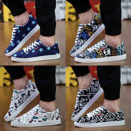 baskets homme jeunesse, 18-40 ans, pour printemps - loisir semelle caoutchouc Ref 965089