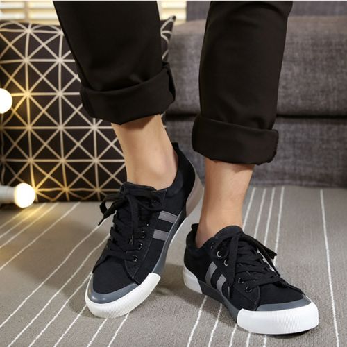 baskets homme jeunesse, 18-40 ans, pour printemps - tendance des jeunes semelle caoutchouc Ref 965299
