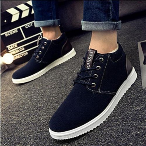 baskets homme pour hiver - tendance des jeunes semelle caoutchouc Ref 965668
