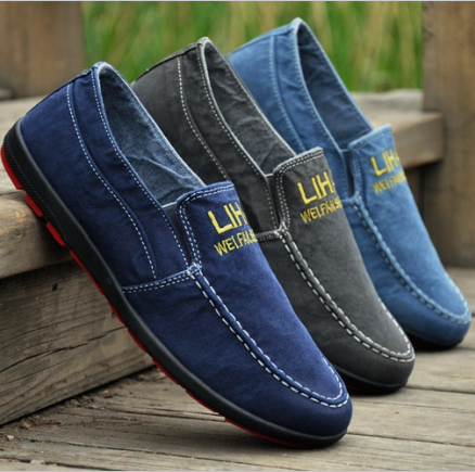baskets homme pour printemps - simple semelle caoutchouc Ref 966187