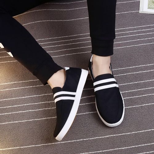 baskets homme jeunesse, 18-40 ans, pour printemps - loisir semelle caoutchouc Ref 966253